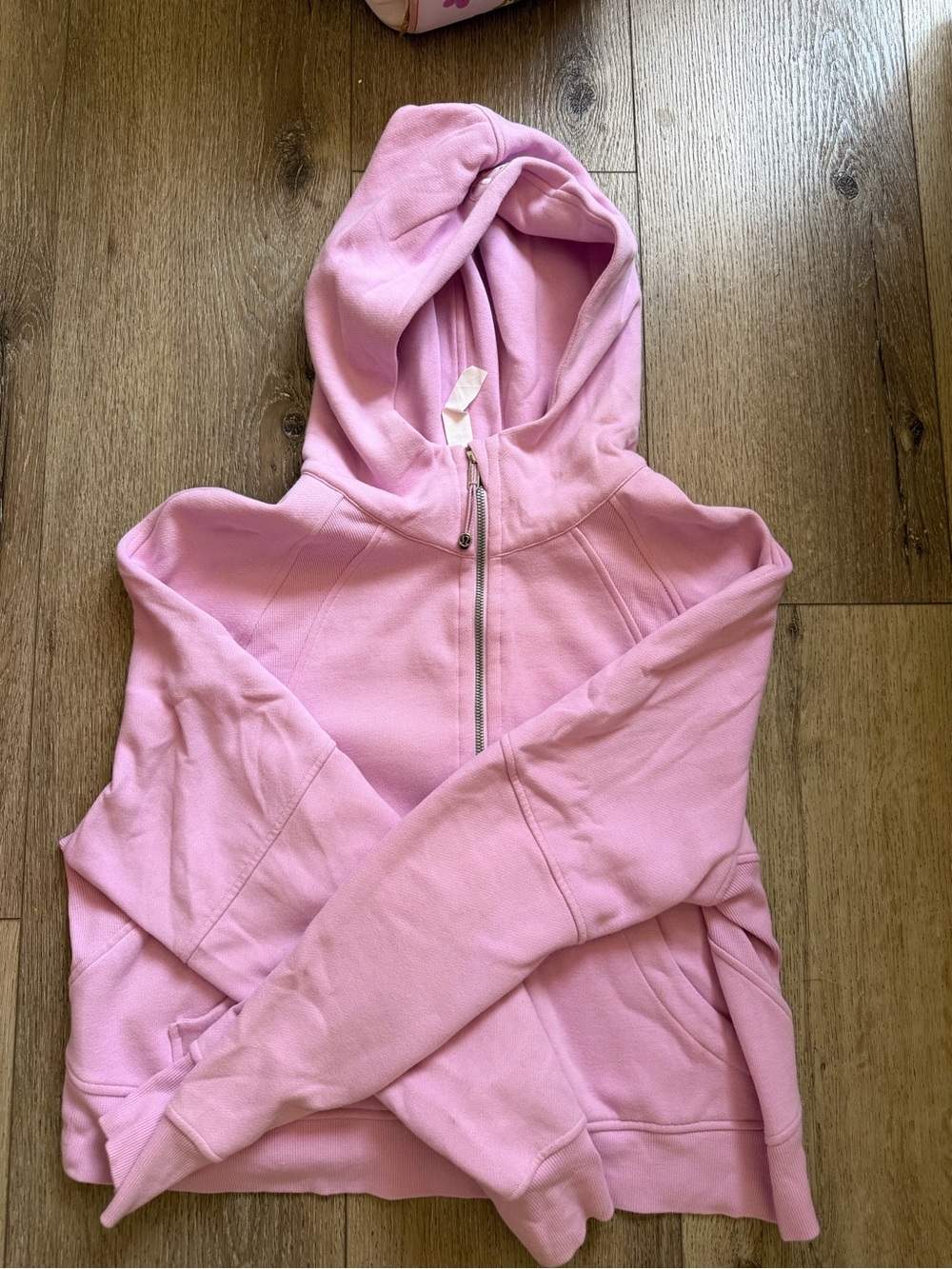 VITA PINK LULU LEMON SCUBA QUARTER ZIP HOODIE - Picture 2 of 4